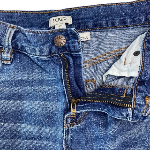 J.CREW Denim Shorts in Medium Wash raw Hem Size 27 - Picture 3 of 5